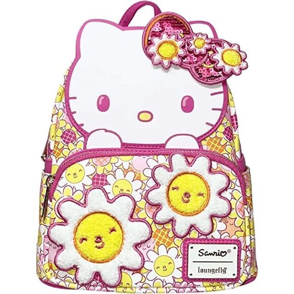 Loungefly Hello Kitty Happy Daze Sunshine Hippy Mini Backpack